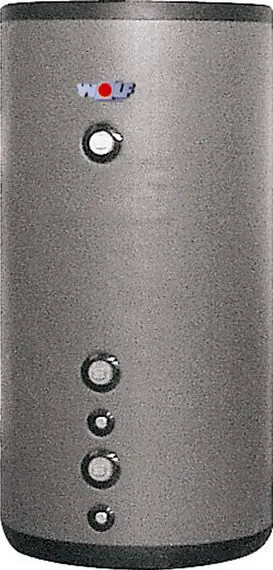 Aktuell Wolf Puffer, Pufferspeicher SPU-1 für Wärmepumpen, 200 Liter 2483884