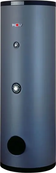 Wolf Warmwasser-Solarspeicher SEM-1-1000, 2 Glattrohr-Wärmetauscher, 1000 Liter 2444810 Markenprodukt