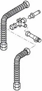 Buderus S-Flex flexibles sanitärseitiges Anschluss-Set S120, H65W 87094838 Preis Gesenkt