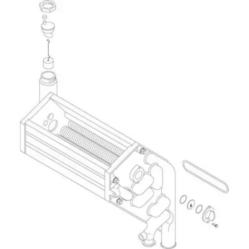 Buderus Wärmetauscher 23/24W mit Dichtung 73031 Sichere Zahlung