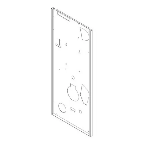 Buderus Rückwand CLA-1 75-100 (r) 8738804937 Neu