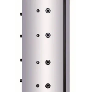 Geprüft Pufferspeicher PSRR 2000 Liter mit zwei Rohrregistern und 100 mm Isolierung
