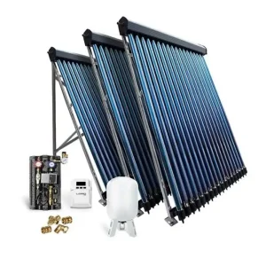 Solar-Paket Röhrenkollektor HP30 14,67 m² für Flachdach Finale Aktion