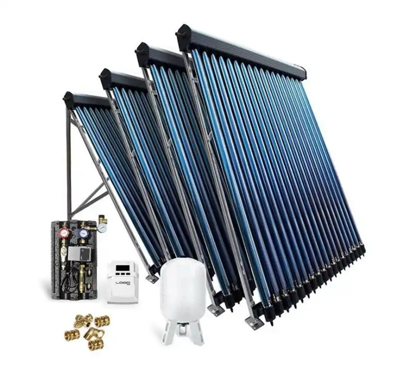 Mega-Angebot Solar-Paket Röhrenkollektor HP30 19,56 m² für Flachdach