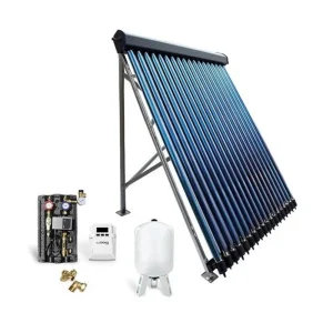 Solar-Paket Röhrenkollektor HP30 9,78 m² für Flachdach Beliebt