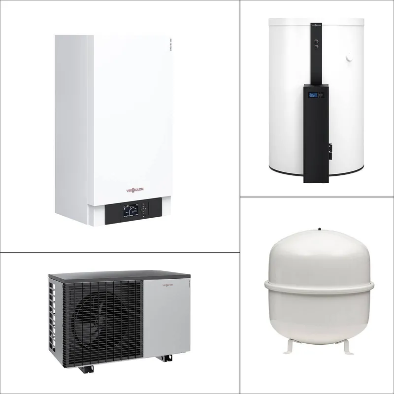 Bestseller Viessmann Vitocal 200-A Wärmepumpe AWO-M-E-AC 201.A08 mit Speicher Vitocell 120-E SVW 600 l Vitotrans 353