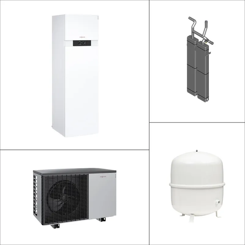 Viessmann Vitocal 222-S Wärmepumpe-Kompaktgerät Split AWBT-E-AC 221.C10 HZ-Pufferspeicher 42 l Anschluss oben Günstig