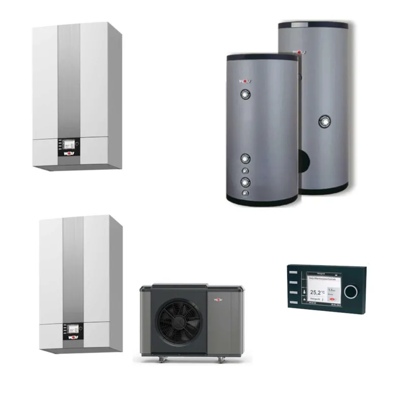 Direktkauf Wolf Hybrid Paket Gas-Therme CGB-2-14 mit Wärmepumpe CHA-10/400 inkl. Regelung BM-2 und 2x 200 Liter Speicher