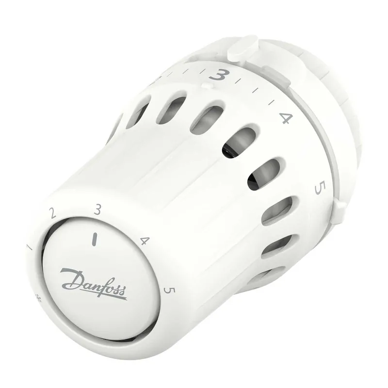 Danfoss Thermostatkopf React M30x1,5 flüssigkeitgefüllt, eingebauter Fühler, Frostschutz, weiß Versand Am Gleichen Tag