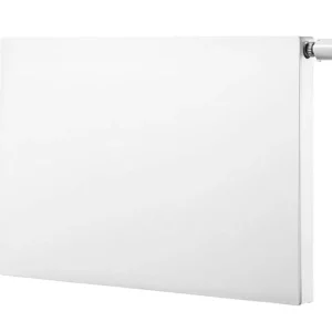 Flachheizkörper mit Mittelanschluss Buderus Logatrend, VCM-profiliert, Typ 11 mit Wandbefestigung 900 x 400 mm Ausführung links Sonderaktion