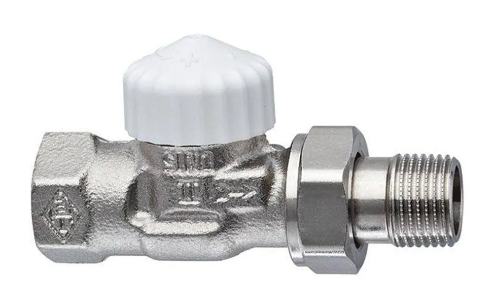 Top-Angebot Heimeier Thermostat-Ventilunterteil V-exact II, Durchgang, DN 15, vernickelt