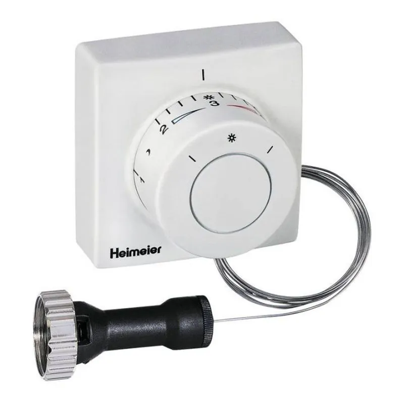 Heimeier Thermostatkopf F, Ferneinsteller mit eingebautem Fühler Kapillarrohr 2 m Online Kaufen