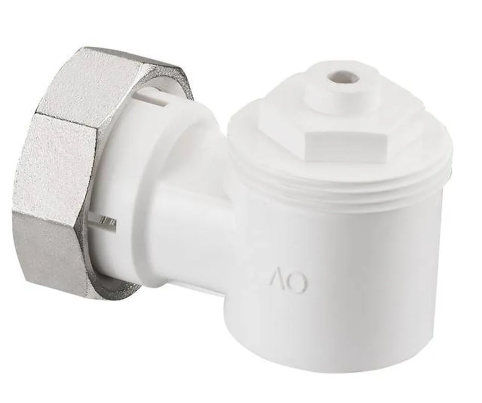 Oventrop Winkeladapter Thermostatventil Heizkörper M 30 x 1,5 weiß Sonderaktion