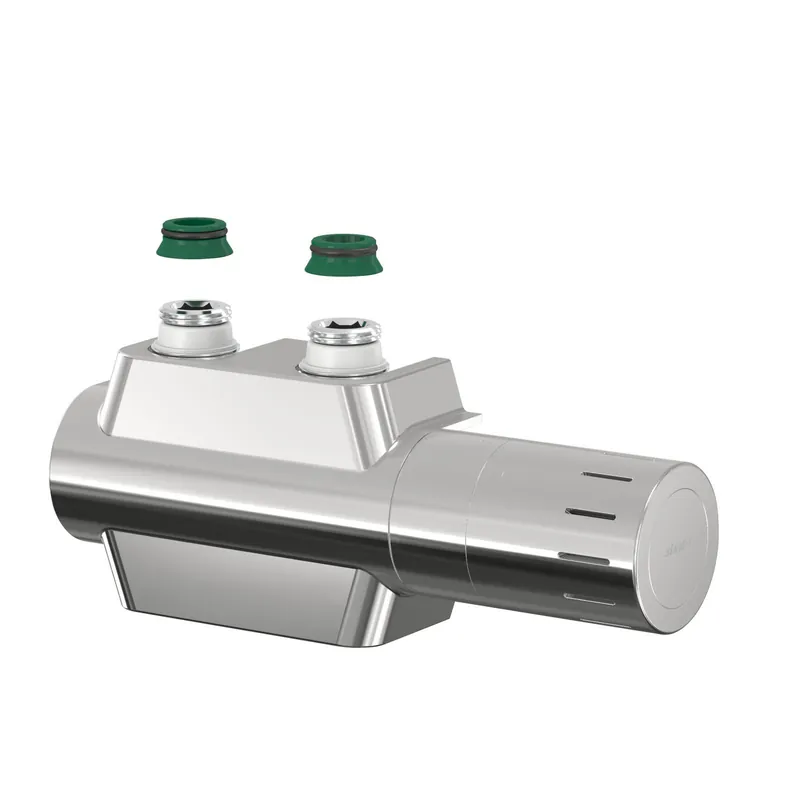 Simplex Ventilhahnblock VARIODESIGN Design Anschlussarmatur / Multiblock-Set rechts/links verchromt 3/4" Neu