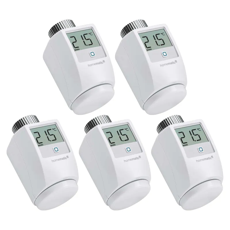 Homematic IP Smart Home 5er Set Heizkörperthermostat HmIP-eTRV-2 Abverkauf