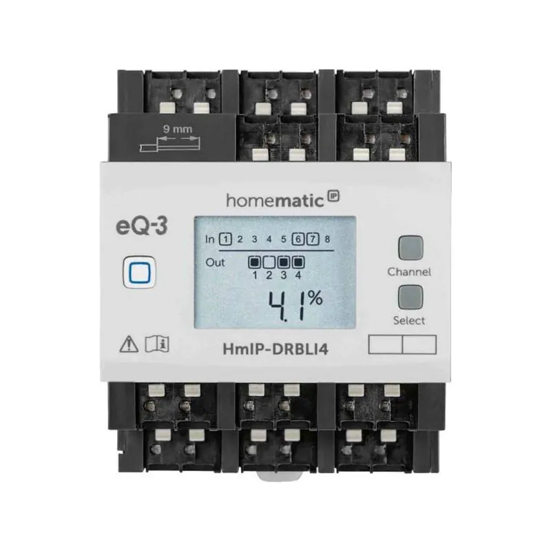 Angebot Homematic IP Smart Home Jalousieaktor für Hutschienenmontage - 4-fach HmIP-DRBLI4