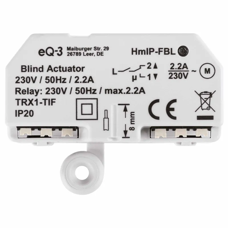 Homematic IP Smart Home Jalousieaktor HmIP-FBL - Unterputz Expressversand