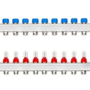 Heizkreisverteiler PREMIUM für Fußbodenheizung 12 Heizkreise Neu