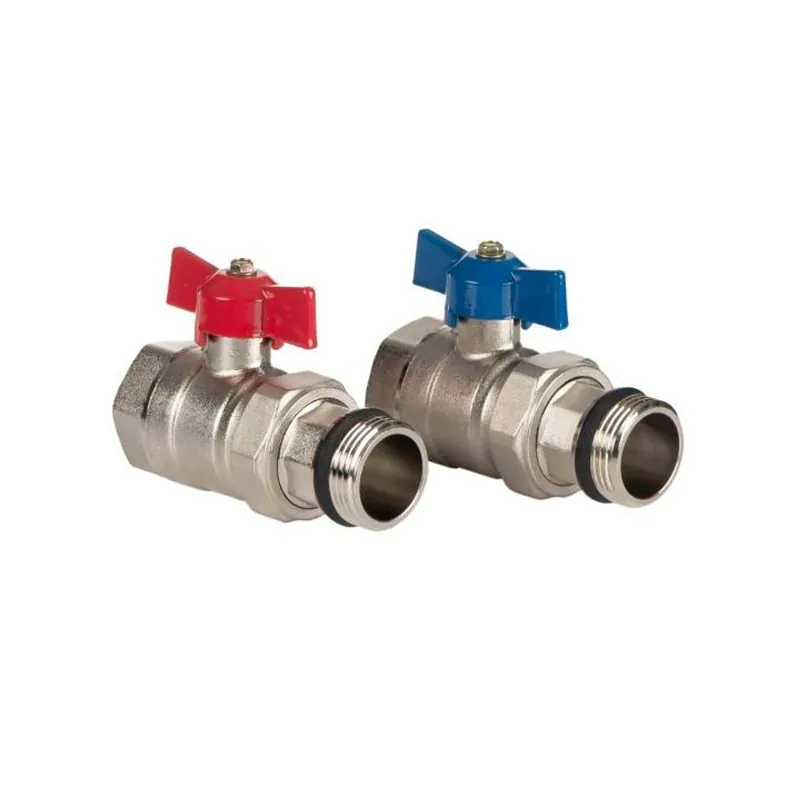 Top-Angebot Kugelhahn-Set 1" Typ C rot / blau