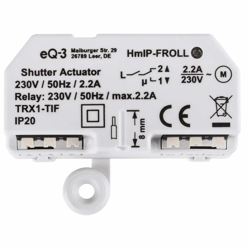 Homematic IP Smart Home Rollladenaktor Unterputz HmIP-FROLL Sonderaktion