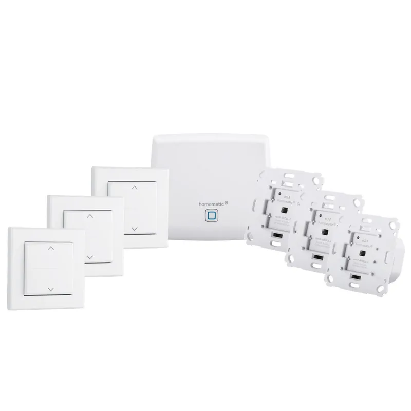 Begrenztes Angebot Homematic IP Smart Home Starter Set Beschattung für 3 Rollläden  Markisen