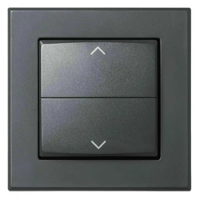 Nur Heute Homematic IP Smart Home Tasterwippe für Markenschalter HmIP-BRA-A - mit Pfeilen anthrazit