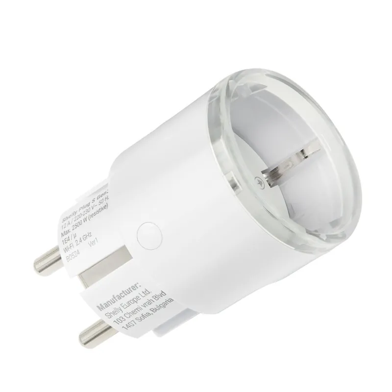 Shelly Plug S Gen3 Smarter, Matter-kompatibler Stecker mit Leistungsmessung, weiß Top-Angebot
