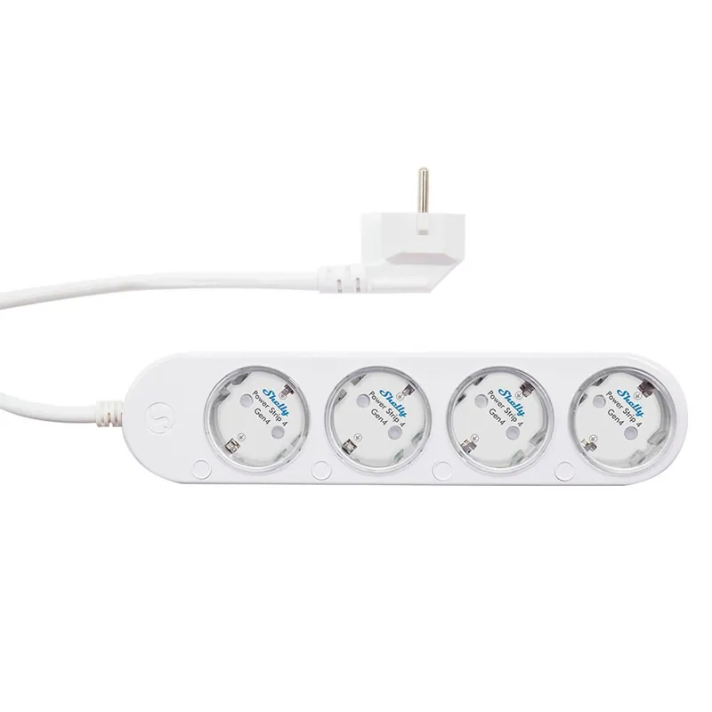Bestpreis Shelly Power Strip 4 Gen4 smarte Steckdosenleiste mit Leistungsmessung, weiß