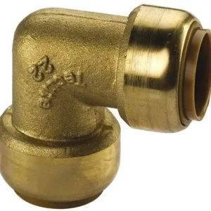 Ausverkauf Kupfer Steckfitting Tectite Winkel 90° 15 mm innen/innen lösbar DVGW