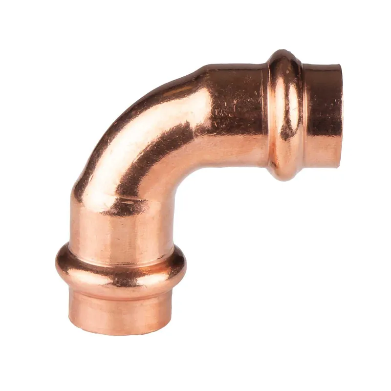 Kupfer Pressfitting Bogen 90° 15 mm V+M-Kontur DVGW Solange Der Vorrat Reicht