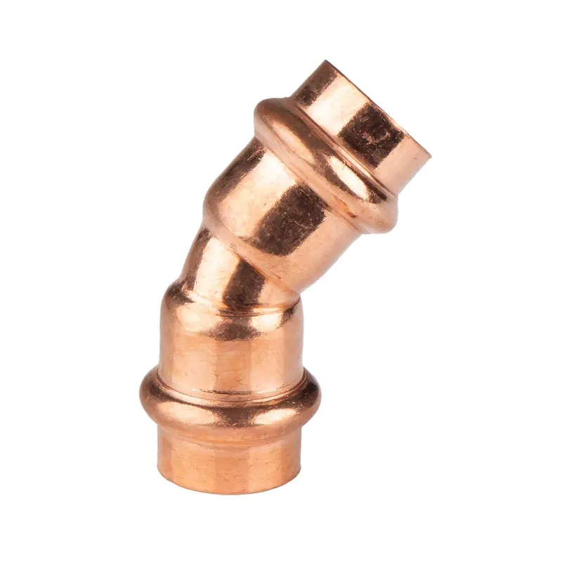 Direkt Vom Hersteller Kupfer Pressfitting Bogen 45° 15 mm V+M-Kontur DVGW