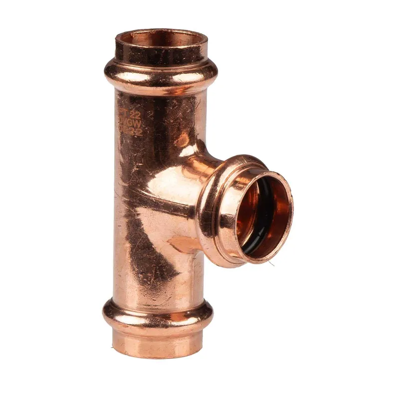 Preisknaller Kupfer Pressfitting T-Stück 22 mm V+M-Kontur DVGW
