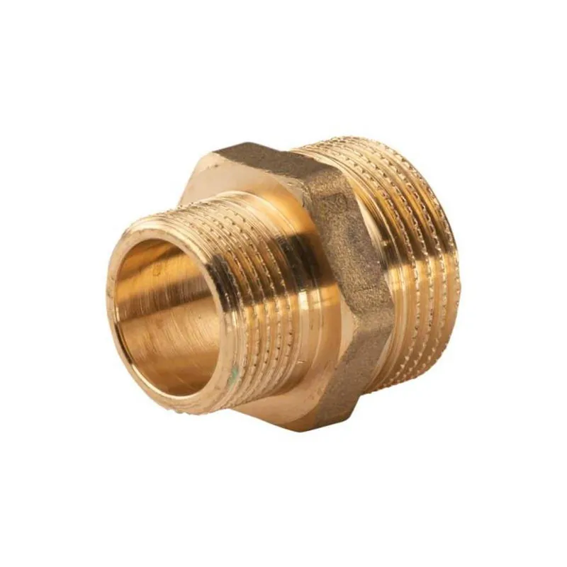 Nur Für Kurze Zeit Messing Gewinde-Fitting Reduziernippel 1"AG (DN 25) - 3/4"AG (DN 20) - schwere Ausführung