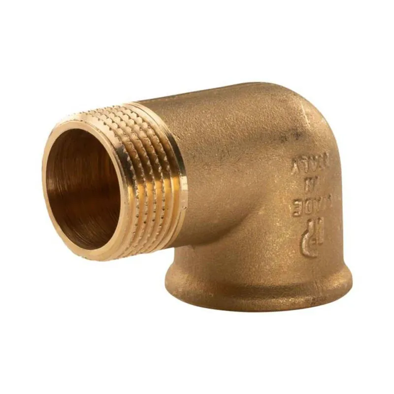 Messing Gewinde-Fitting 90° Winkel 1"IG - 1"AG (DN 25) - schwere Ausführung Abverkauf