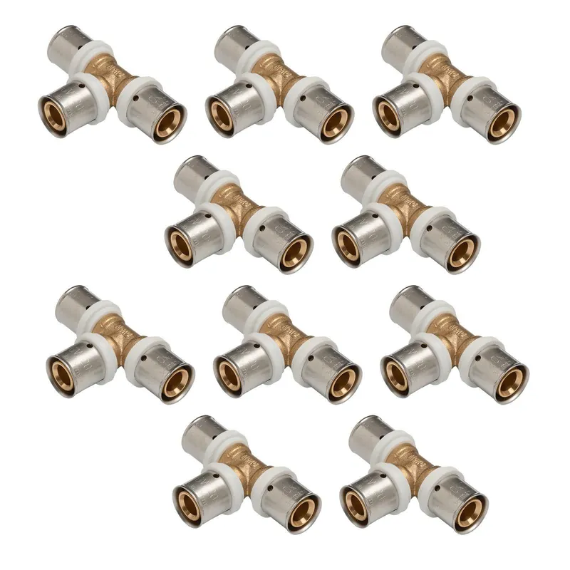 Selfio-Press Aluverbund Pressfitting T-Stück 20 x 2 TH + U Kontur DVGW - 10 Stück Saisonangebot