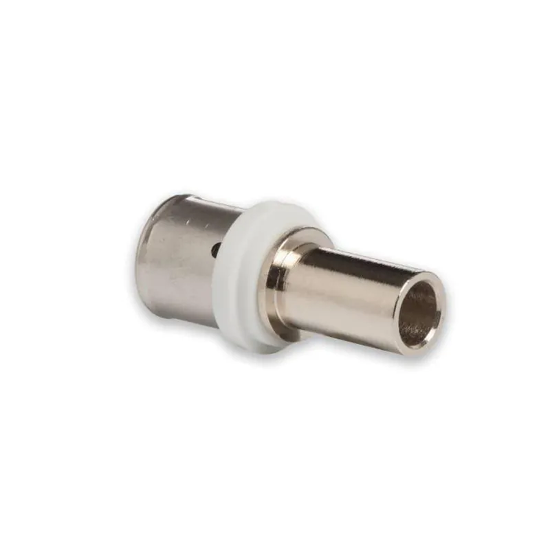 Selfio-Press Aluverbund Pressfitting Übergang Kupferrohr 20 x 2 mm - 15 mm (Pressanschluss) vernickelt TH + U Kontur Aktuell