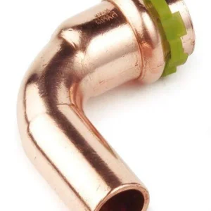 Zertifiziert Kupfer Pressfitting Sudo-Press Winkel 90° 28 mm innen/außen Kontur V DVGW