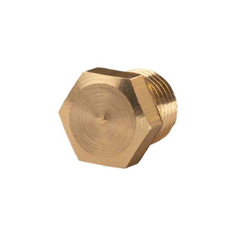 Messing Gewinde-Fitting Stopfen 1/4"AG (DN 8) - schwere Ausführung Bestseller