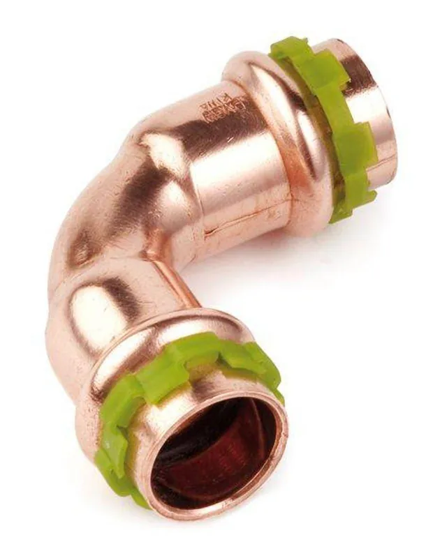 Billig Kupfer Pressfitting Sudo-Press Winkel 90° 18 mm innen/innen Kontur V DVGW