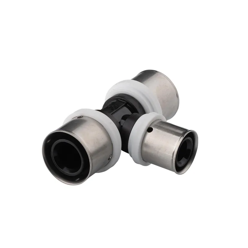 Selfio-Press Aluverbund Pressfitting T-Stück PPSU Mittelabgang reduziert 26 x 3 - 20 x 2 - 26 x 3 TH + U Kontur DVGW Neu Im Sortiment