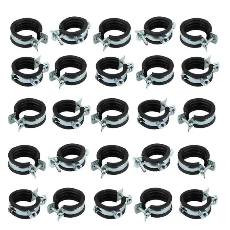 Garantierte Lieferung Rohrschelle 25 - 28 mm 3/4 Zoll M8 Beutel á 25 Stück