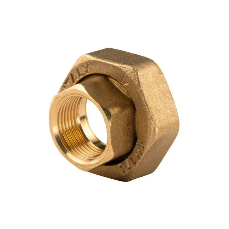 Messing Gewinde-Fitting Schaft flachdichtend mit Kappe für Rundelemente + Dichtung 3/4"IG (DN 20) - 1 1/4"IG (DN 32) - schwere Ausführung Online Kaufen