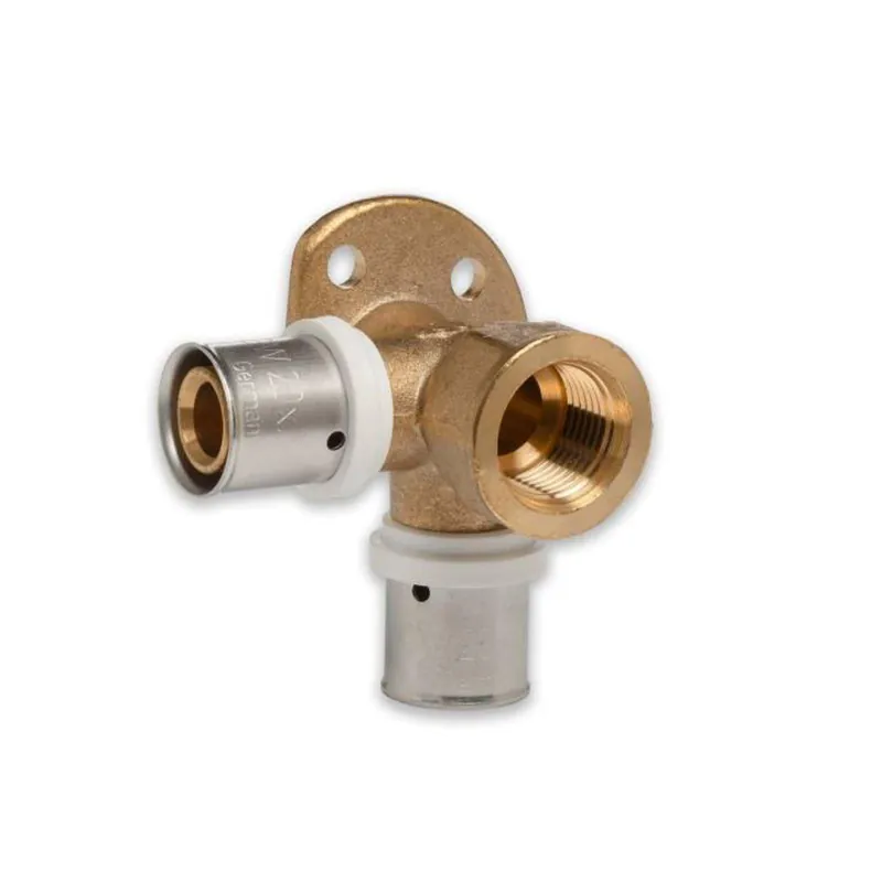 Neu Selfio-Press Aluverbund Pressfitting Wandwinkel Doppelt 20 x 2 - 1/2" - 20 x 2 TH + U Kontur DVGW