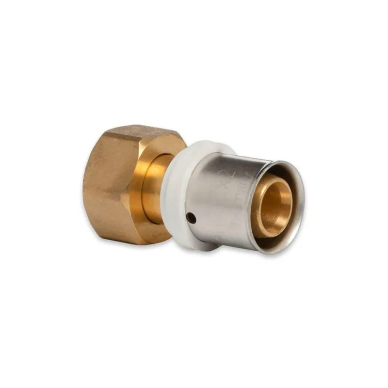 Sale Selfio-Press Aluverbund Pressfitting Übergangsverschraubung Innengewinde 20 x 2 - 1/2" TH + U Kontur DVGW
