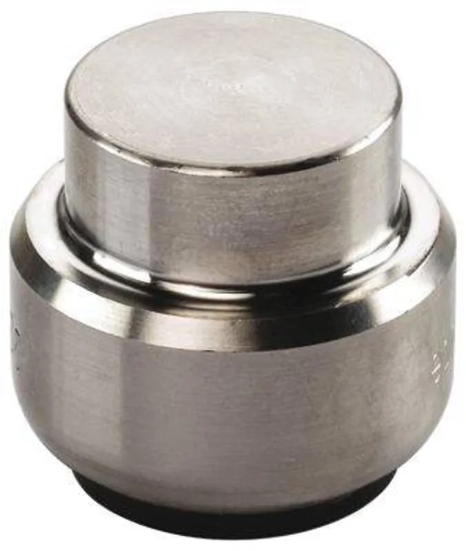 Edelstahl Steckfitting Tectite Stopfen 15 mm DVGW Sale