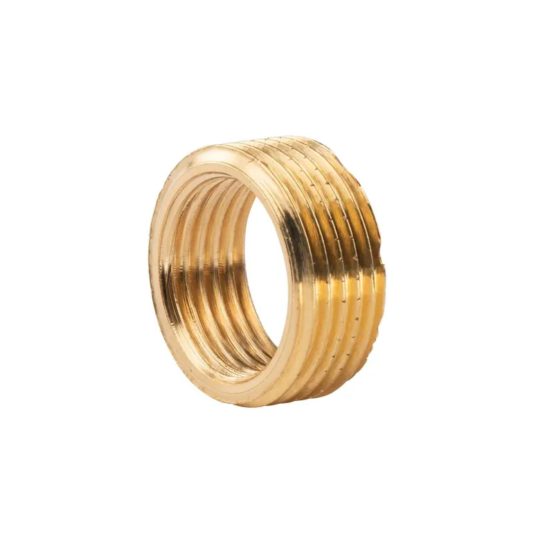 Messing Gewinde-Fitting Reduzierring 3/4" AG (DN20) - 1/2" IG (DN15) - schwere Ausführung Sonderangebot