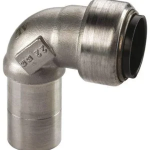 Edelstahl Steckfitting Tectite Winkel 90° 28 mm innen-außen lösbar DVGW Jetzt Bestellen