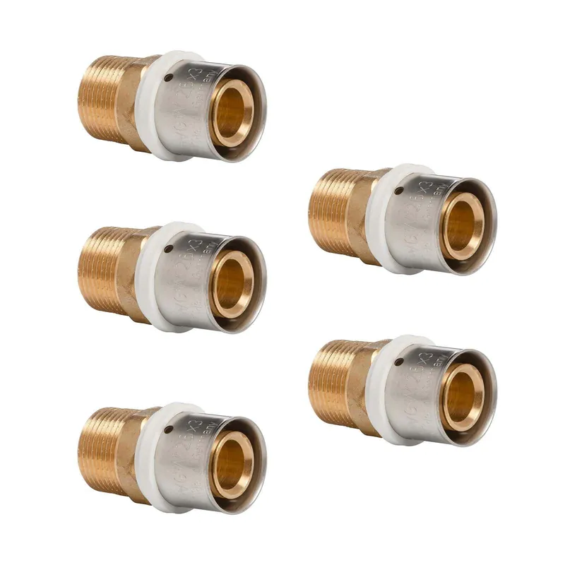 Knallerangebot Selfio-Press Aluverbund Pressfitting Übergang Außengewinde 26 x 3 - 3/4" TH + U Kontur DVGW - 5 Stück
