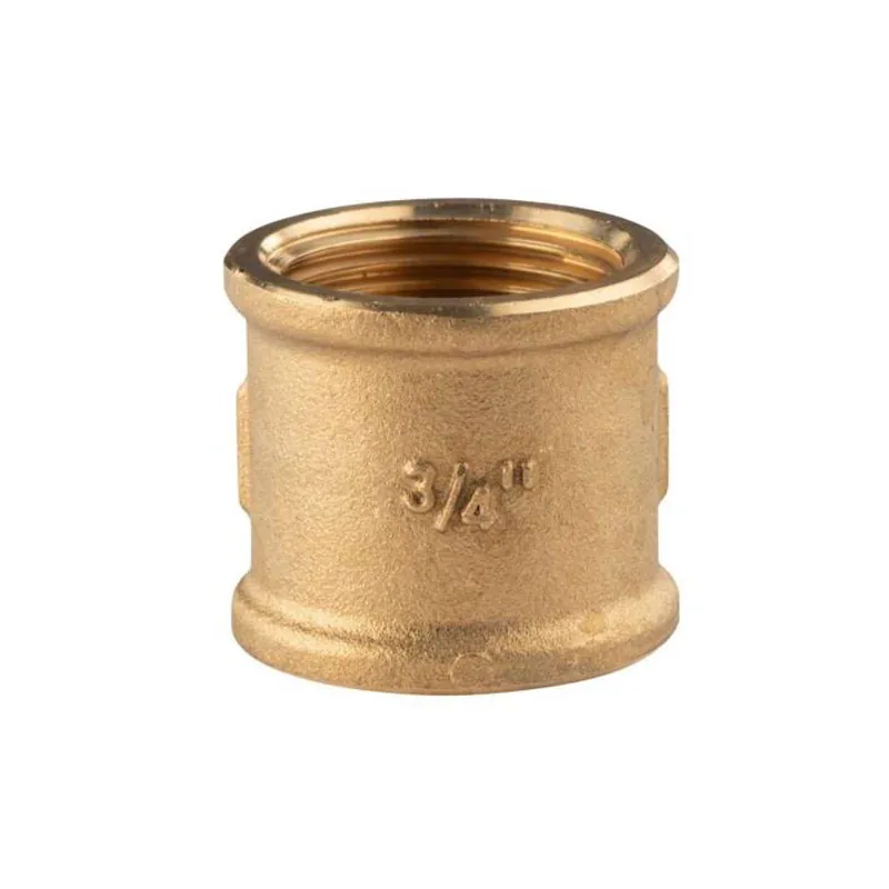 Messing Gewinde-Fitting Muffe 3/4"IG - 3/4"IG (DN 20) - schwere Ausführung Top-Seller