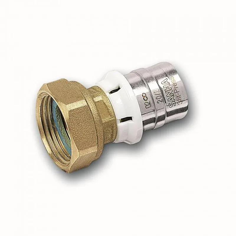 Neuheit Aluverbund Pressfitting SANHA bleifrei Übergangsverschraubung Innengewinde 16 x 2 - 3/4" Multikontur DVGW